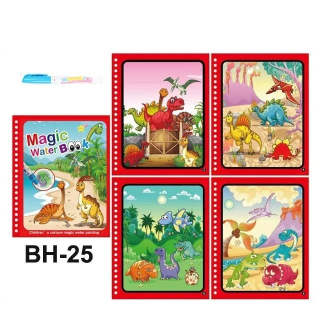 Montessori Toys Reusable Coloring Book Magic Water Drawing Book Painting Drawing Toys Sensory Early Education Toys for Children