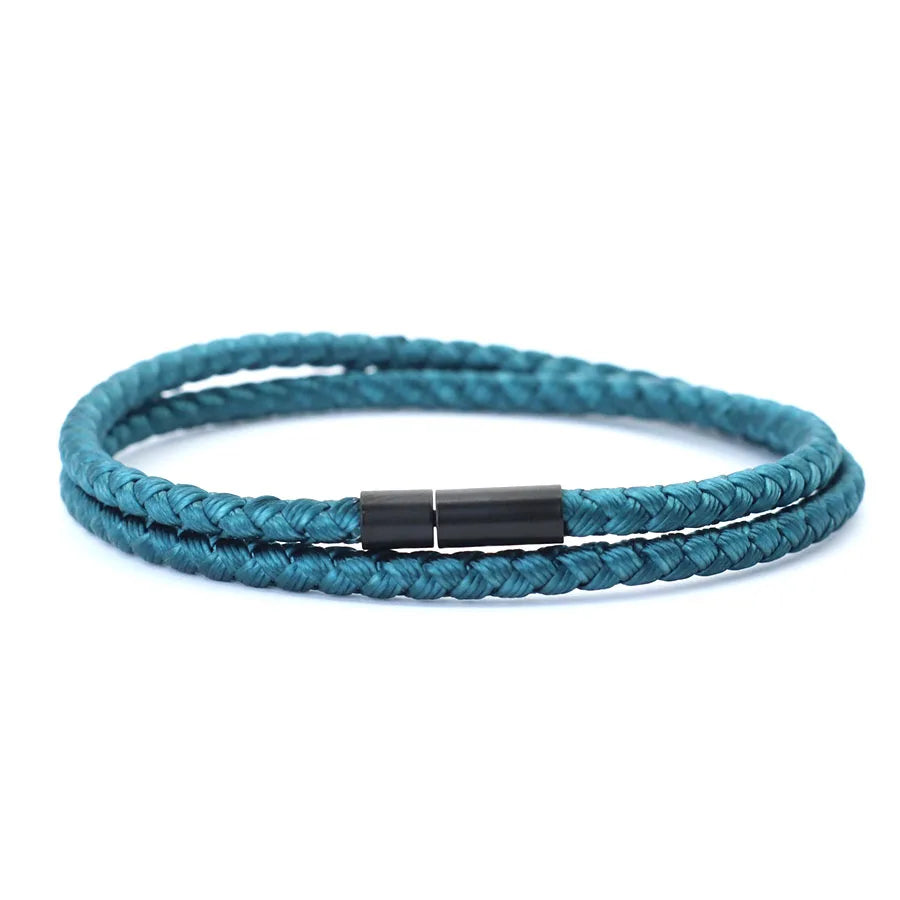 2025 New Simple Style Keel Rope Bracelet For Men Bilayer Wrap Braslet Bangle Homme Nautical Braclet Gifts For Him Pulseria Joias
