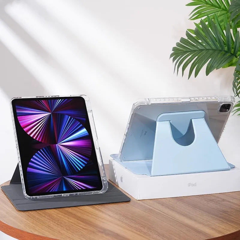 For Samsung Tab S7 S8 S9 11 FE 10.9 S10 Plus 12.4 inch Case Magnetic Smart Cover For Tab A9 Plus 11" Left Pencil Holder Funda