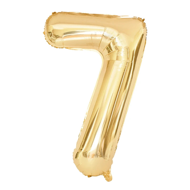 Gold Number Balloons 40 Inch Foil Balloon Adult Kids Birthday Anniversary Decoration Party Gold 0 1 2 3 4 5 6 7 8 9 Balloon