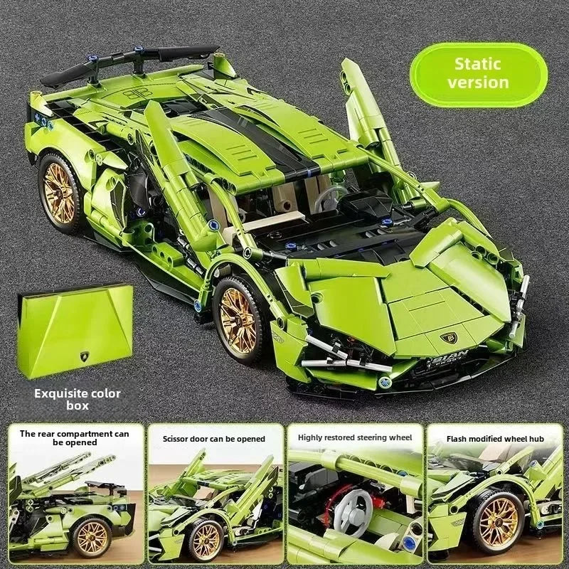 Adult collection mechanical group building block 1:14 heavy truck assembly model difficult DIY toy