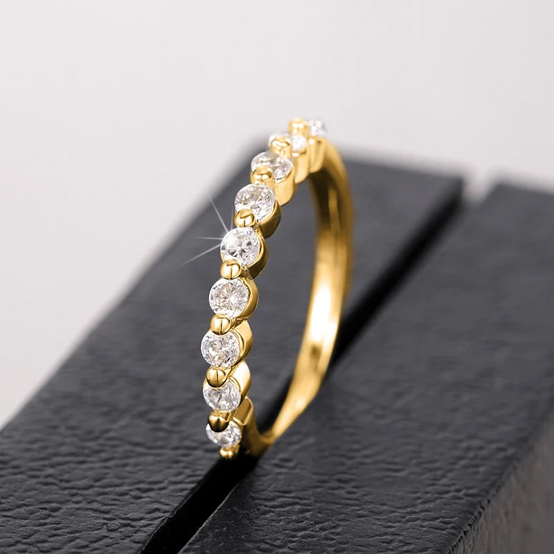 Cubic Zirconia Thin Rings for Women Wedding Engagement Accessories Minimalist Female Rings Statement Jewelry Drop Ship
