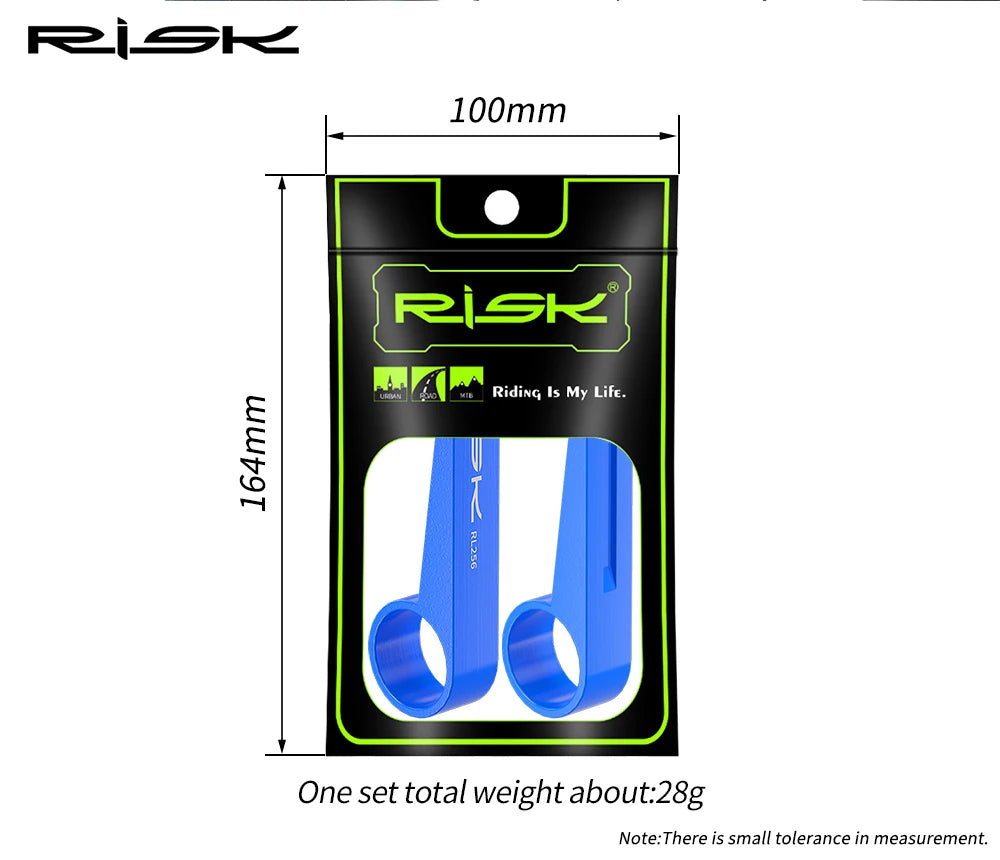 RISK one Pair Bike Hydraulic Disc Brake Piston Press Tool Bicycle Caliper Reset Retracting Maintenance Repair