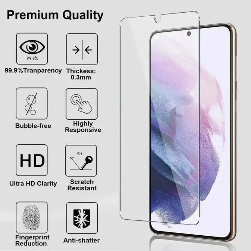 3Pcs Protective Glass for Samsung M13 M55 5G Screen Protector Tempered Glas Galaxy M13 4G M23 M33 M53 M14 M34 M54 5G Glass Film