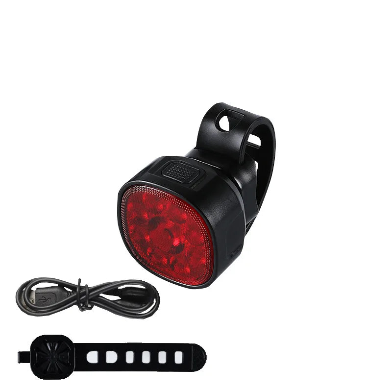 Bike Lights Set High Brightness MTB Bicycle Lamp Type-C Rechargeable Front and Rear Cycling Safety LED Lighting Bicycle Lantern