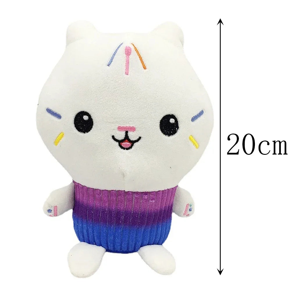 Newest 10 Styles Gabby Dollhouse Plush Toy Mercat Cartoon Stuffed Animals Mermaid Cat Plushie Doll Kids Birthday Christams Gifts