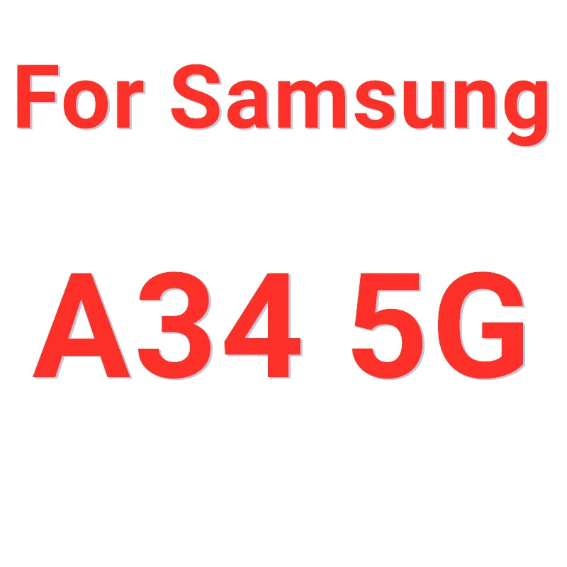 Tempered Glass for Samsung A55 A54 A52 A51 A71 A13 A23 A33 A35 A53 Screen Protector Galaxy A15 A16 A14 A24 A34 A12 A22 A32 A23