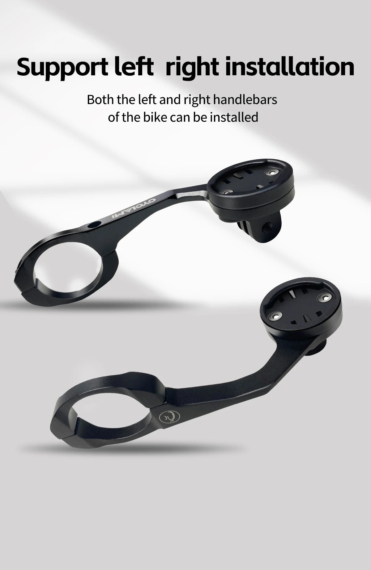 CYCLAMI Aluminium Alloy Double-sided Bike Computer Mount MTB Road GPS Headlight Holder Bracke For GARMIN XOSS IGPSPORT Bicycle
