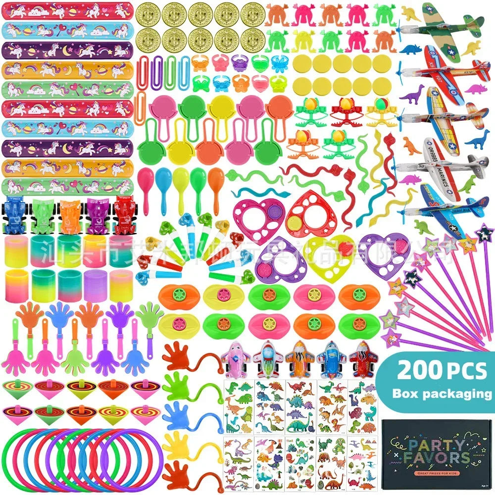 30/200/300PCS Party Favors Toy Assortment Giveaway Pinata Filler Bulk Toys for Kids Birthday Party Present Souvenir Toys Gift