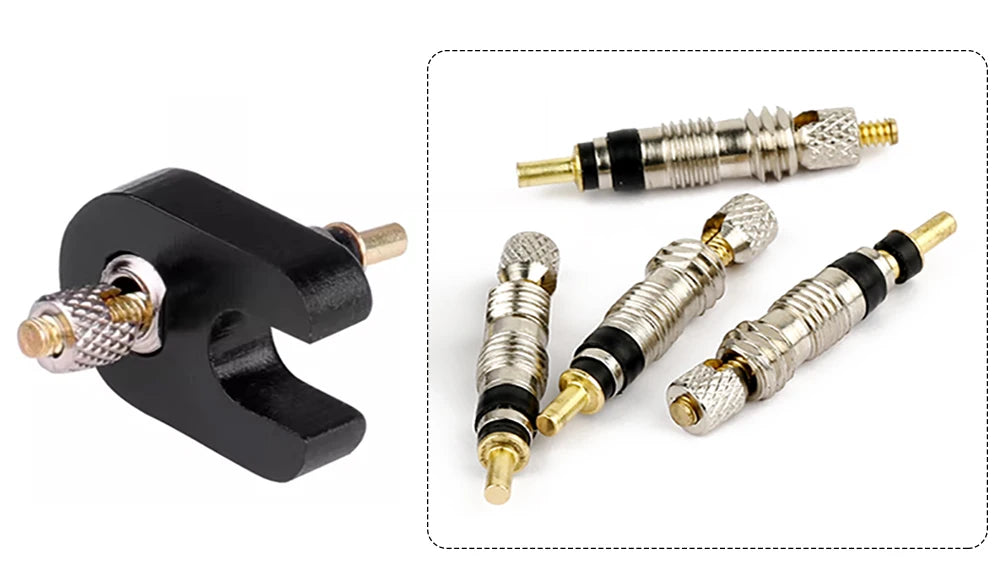 Bicycle Tubeless Tire Valve Carbon Rim Presta Valves 40 50 65 80mm F/V Nipple Detachable Brass Core W/Cap For MTB Bike Air Valve