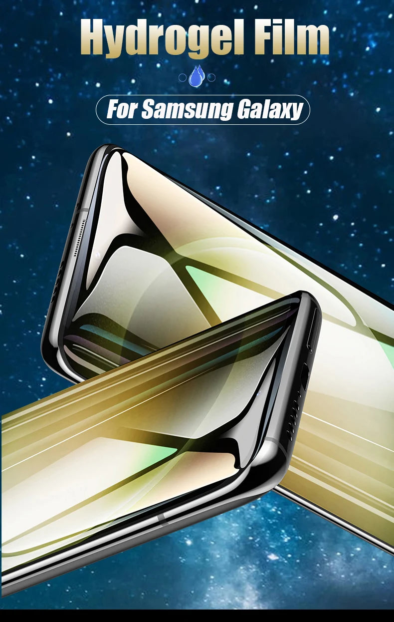5PCS Hydrogel Film for Samsung Galaxy S24 S25 S23 S22 Ultra S21 Plus S20 Fe Screen Protector for Samsung A54 A34 A14 A04S A24