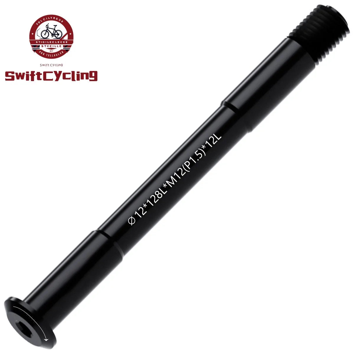 Swift MTB Road Bike Thru Axle Front Fork Shaft Skewers M12xP1.0/1.5/ 12x142/148 Bicycle Quick Release Skewer Wheel Accessories
