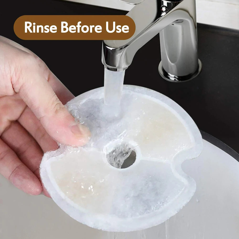 4/8/32Pcs Replaced Activated Carbon Replacement Fountain Filters For Cat Pet Dog Water Drinking Dispenser Replacement Set