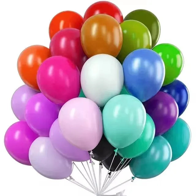 10-100Pcs Pearl Latex Balloon White Pink Blue Helium Ball Wedding Adult Birthday Party Decoration Baby Shower Globos