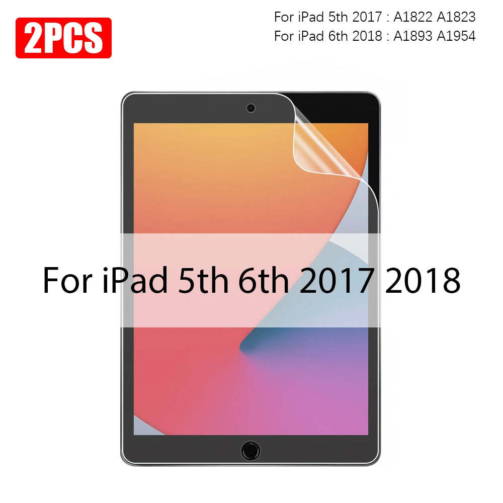 Matte Like Paper Film For Ipad Pro 13 11 M4 M2 12.9 6th 12 9 9th 10th Generation Screen Protector For Ipad Air 5 4 3 Mini 6 10.2