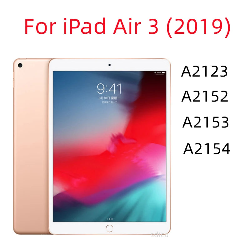 For iPad 10.2 9th 8th 7th Pro 9.7 10.5 10.9 11 Air Mini 6 5 4 3 2 1 7.9 2021 2020 2019 2018 2017 Tempered Glass Screen Protector