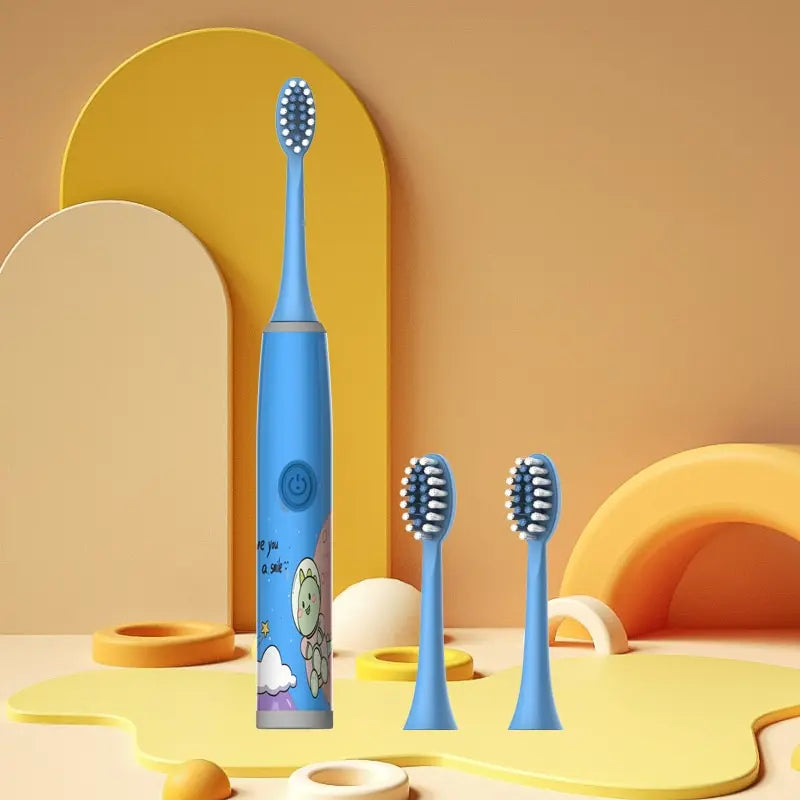 Children's ElectricToothbrushFor Both Men And Women, Suitable For Children Aged 3-15 Years Old. Soft Bristled Brush. Electric
