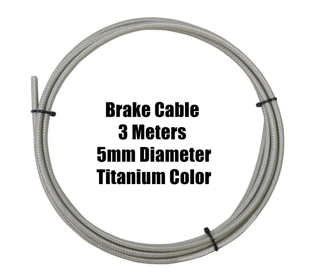 3 Meters Bike Braided Cable Slick Lube Shift Housing Weave Brake Hose Derailleur Shifter Line Wire For Road Mountain Bicycle