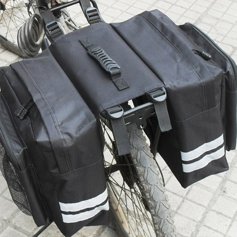 Cycling Double Side Rear Rack Bike 2 In 1 Camo Trunk Bag Mountain Road Bicycle Tail Seat Pannier Pack Luggage Carrier Bike Bag