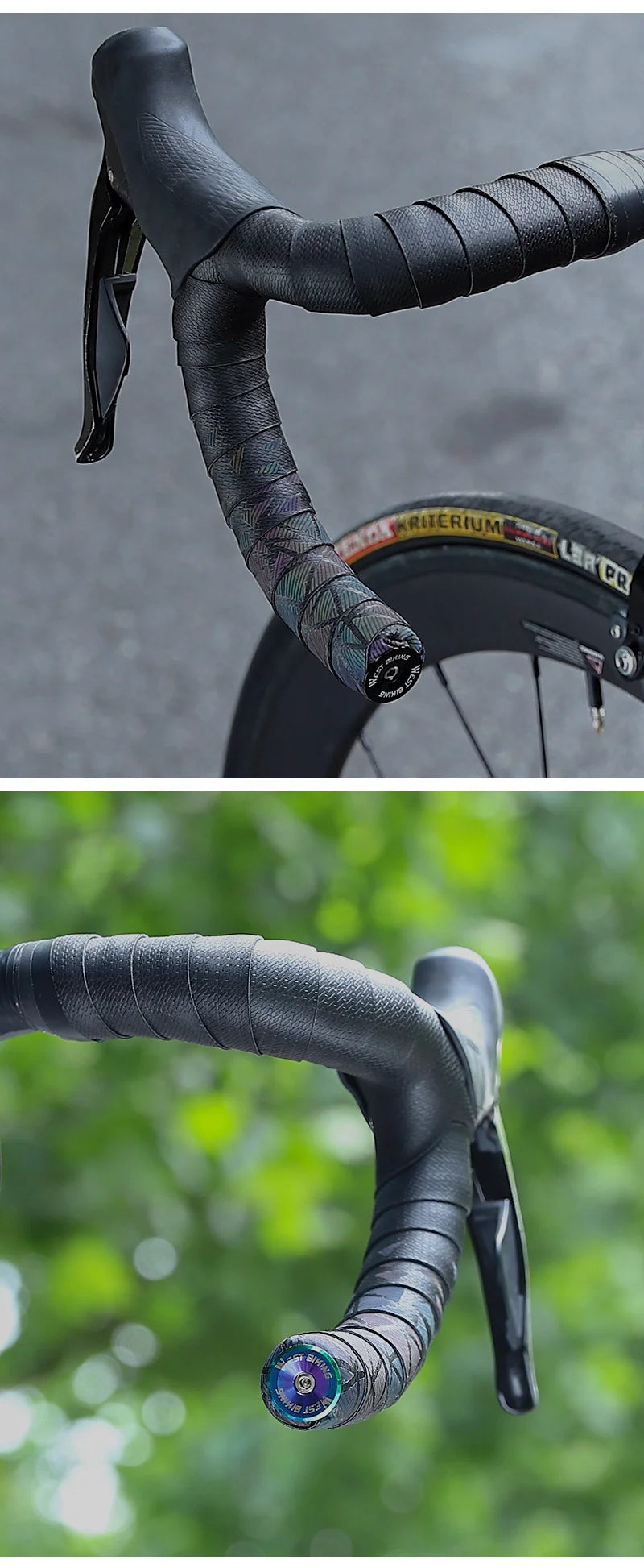 WEST BIKING MTB Road Bike Handlebar End Plugs Aluminum Alloy Handle Bar End Cap BMX Bike Grip Multi-color Cover Bicycle Accessor
