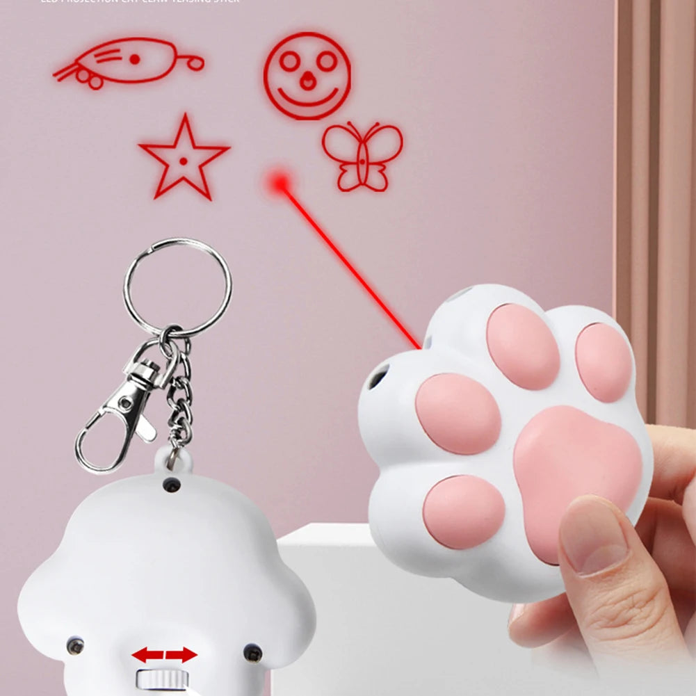 Laser Pointer 5 Adjustable Patterns Interactive Cat Toys Training Chaser Interactive Toy for Indoor Cats Dogs Pets