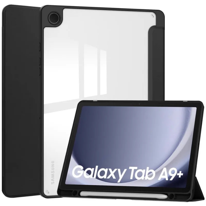 With Pencil Holder Case for Samsung Galaxy Tab A9+Plus 11 A8 10.5 A7 Lite 8.7 Tablet Cover Tab S9 Ultra 14.6 S8+12.4 S7 FE Cases