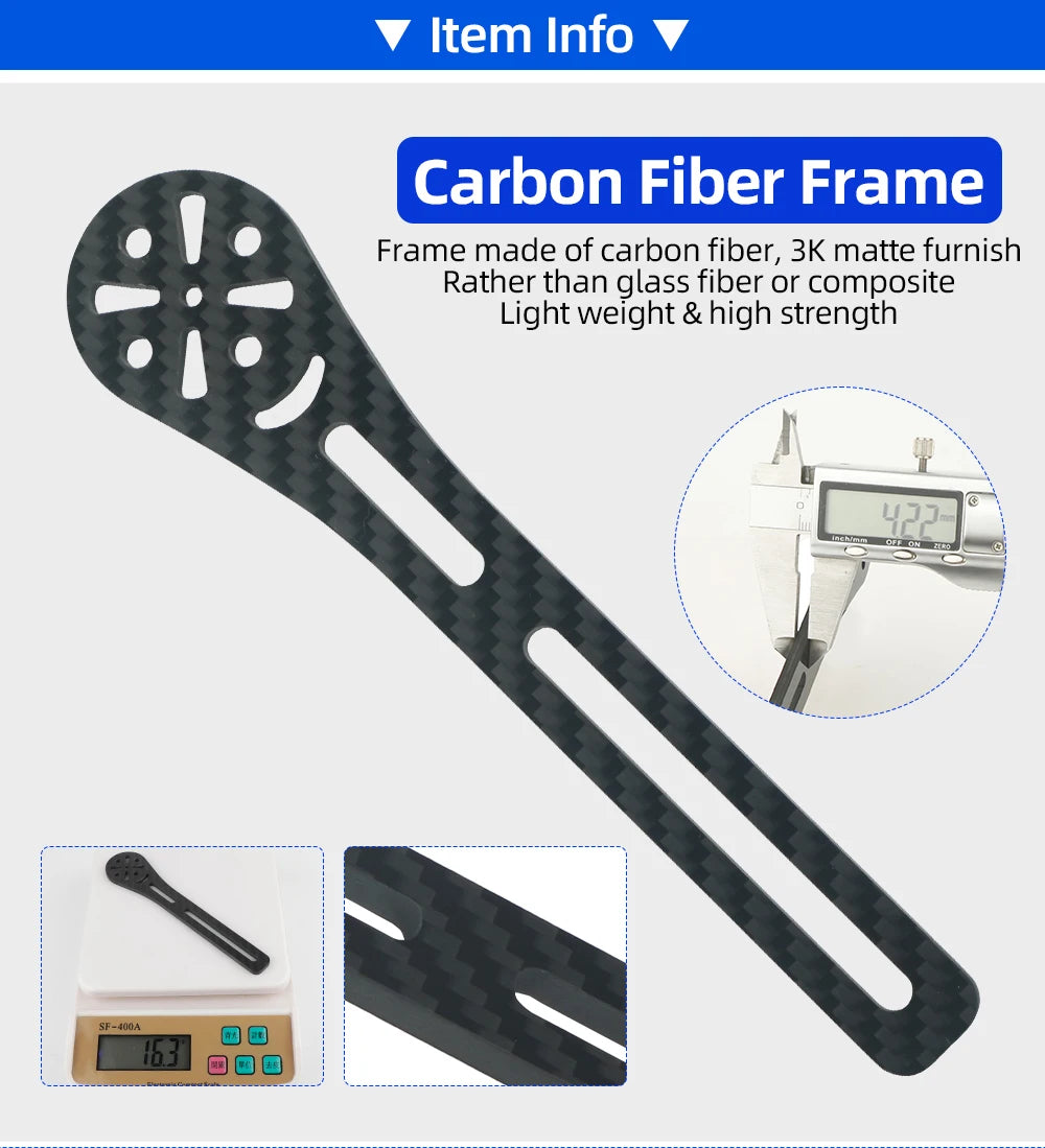 Bicycle Integrated Handlebar Computer Bracket for Garmin Bryton Wahoo Road Bike Speedometer Headlight Carbon Fiber Mount Stand