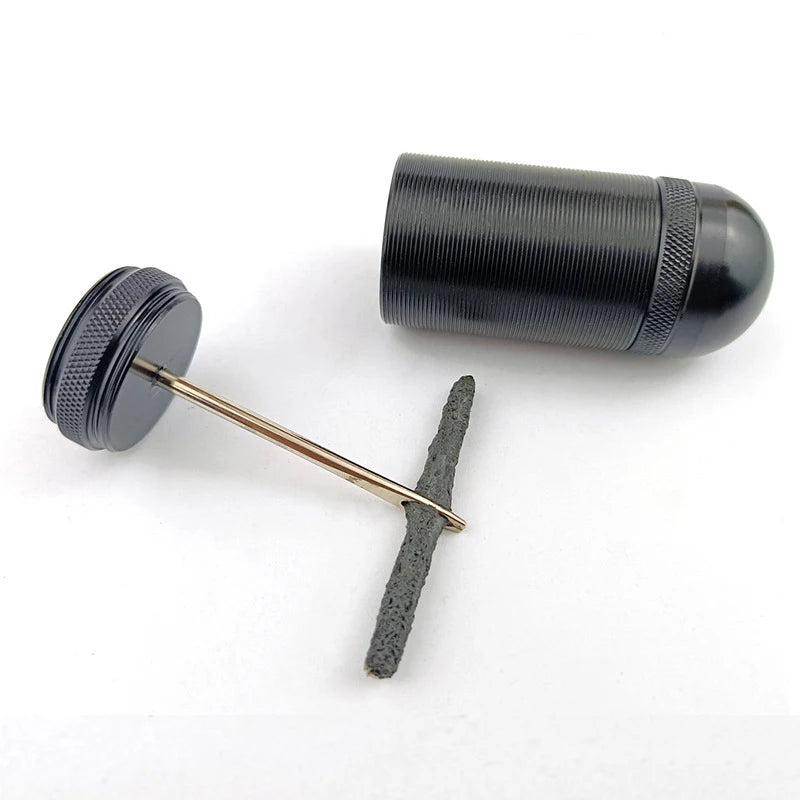 Tubeless Bike Tire Repair Tool Kit for MTB Road Bicycle Tyres Plug Insertion Tool for Fixing a Puncture or Flat Rubber Strip