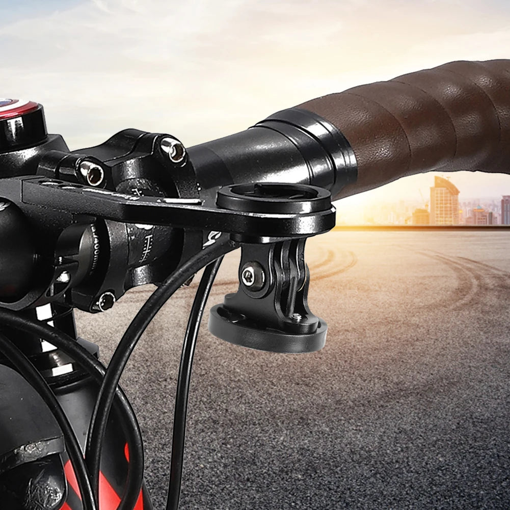 Bicycle Computer Holder Base Bike Camera Mount Holder Bracket Adapter Aluminum Alloy Bicycle Camera Light Mount for Garmin Gopro