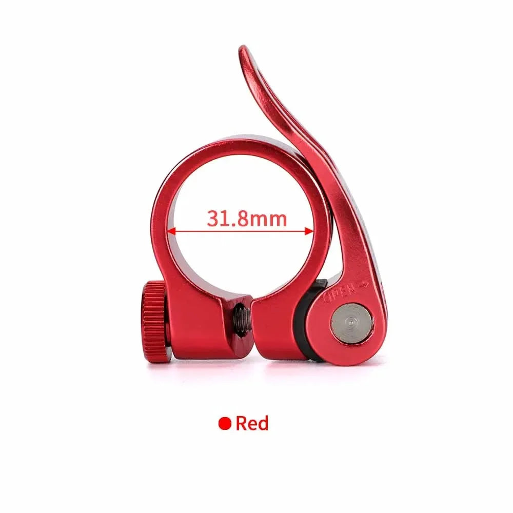 LUNJE Road Bike Aluminum Ultralight Bicycle Seat Post Clamp 28.6mm 31.8mm 34.9 mm Mountain Road bicycle seatpost clamp bicycle