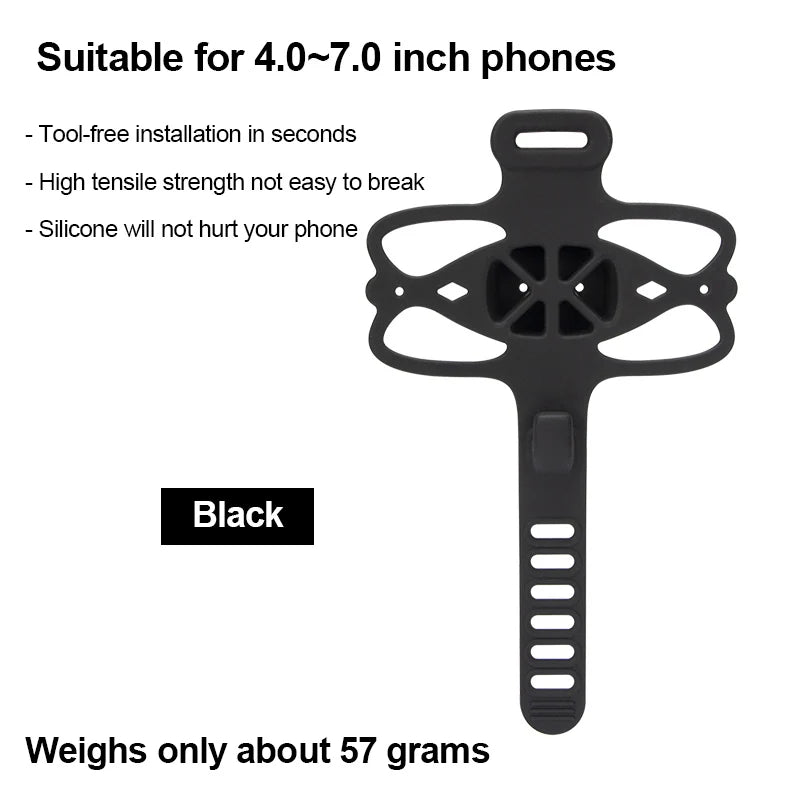 GUB Bicycle Dragonfly P9 Cell Phone Holder Road Bike MTB Silicone Mobile Phone Holder Normal Shaped Handlebar Universal