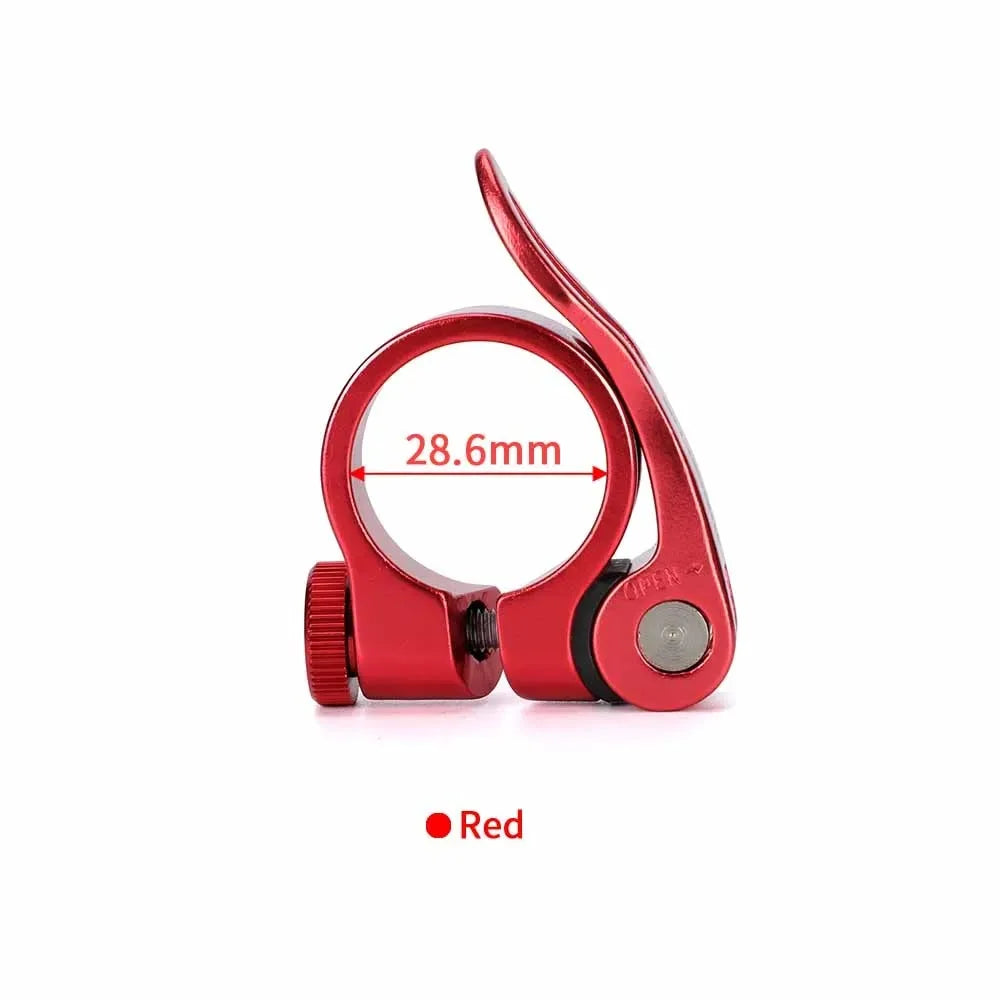 LUNJE Road Bike Aluminum Ultralight Bicycle Seat Post Clamp 28.6mm 31.8mm 34.9 mm Mountain Road bicycle seatpost clamp bicycle