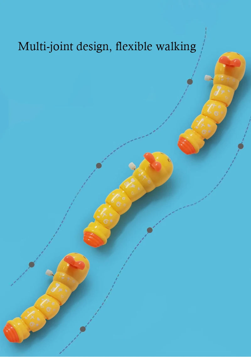 1 Piece Caterpillar Clockwork Cute Cartoon Animals Wind Up Toys for Children Caterpillar Shape Crawling Toy Baby Gift for Kids