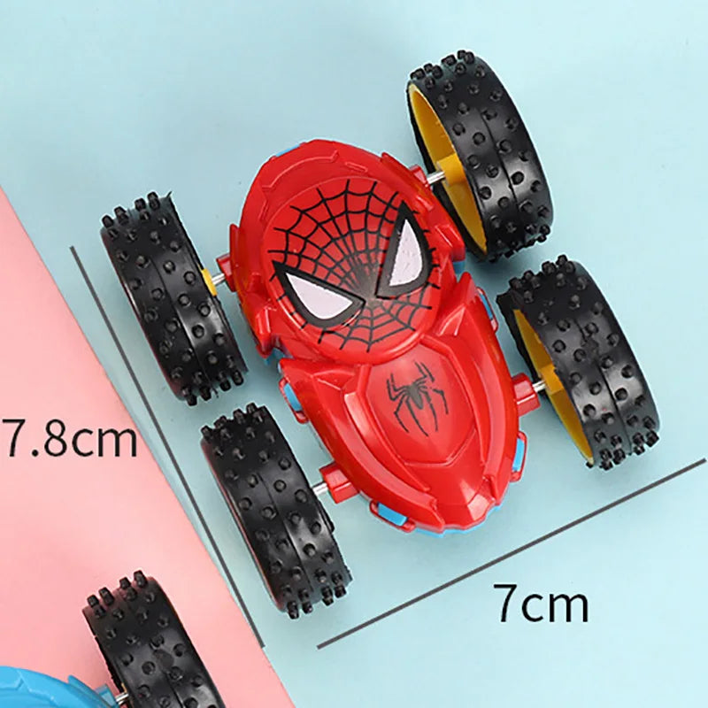Kids Spider Dump Truck Inertia Car 360 Degree Impact Resistant Double Sided Car Children's Puzzle Toys Student Prize Gifts