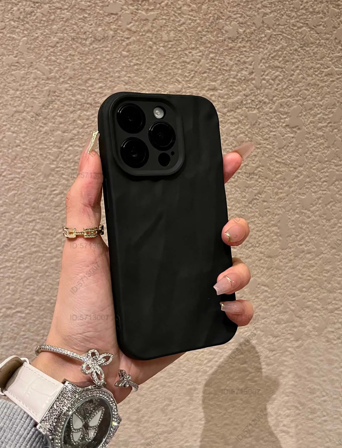 Fashion Silicone Fold Wrinkle Phone Case for iPhone 14 13 12 11 15 Pro Max Soft Cases Shockproof Bumper Cover Phone Accessories