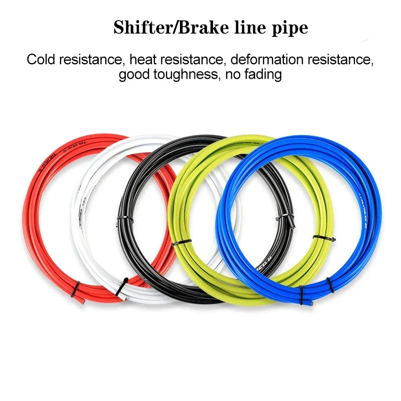RGO Bicycle Brake Cable Housing Group Set For MTB Mountain Bike Derailleur Shifter Lever Cable With Bike Cable Cap