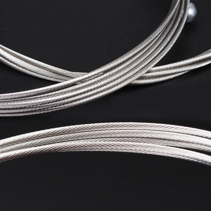 5pcs 1.7/2M MTB Bicycle Brake Line Bike Stainless Steel Gear Shift Cable Road Bike Speed Line Fixed Gear Inner Cable Line Wire