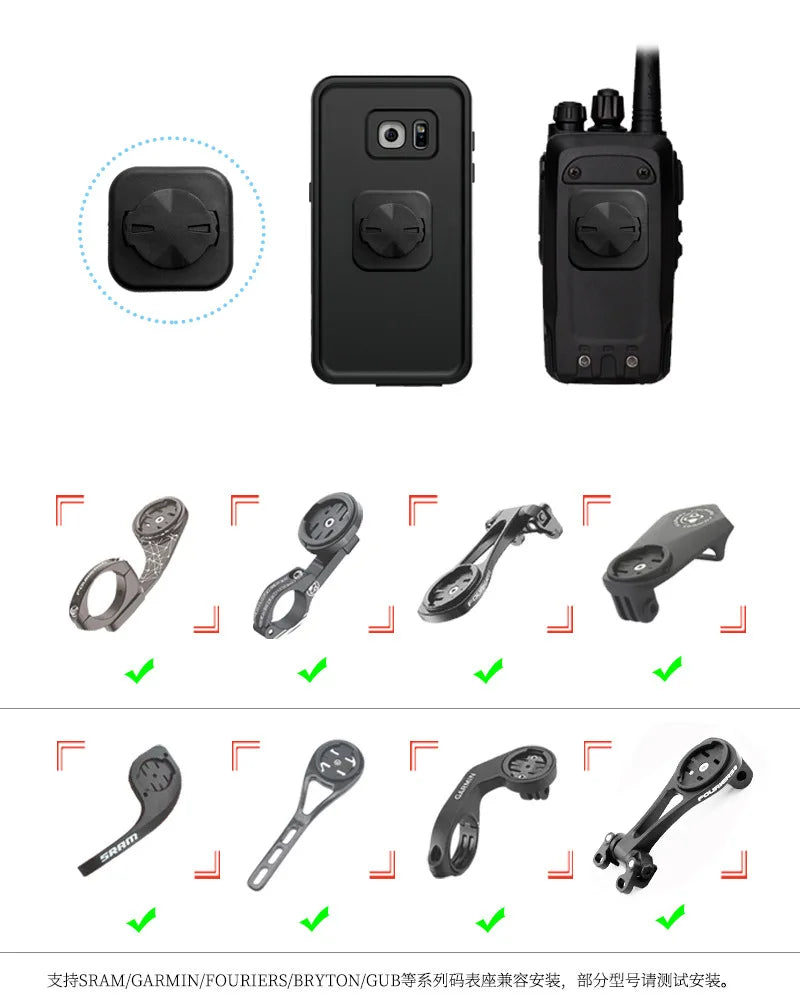 Bicycle Computer Bracket Back Patch Sticker For Garmin Bike Mobile Phone Computer GPS Speedometer Mount Bracket Cycling Parts