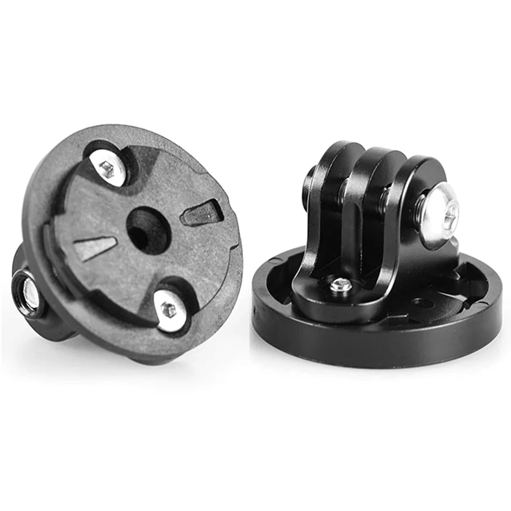 Bicycle Computer Holder Base Bike Camera Mount Holder Bracket Adapter Aluminum Alloy Bicycle Camera Light Mount for Garmin Gopro