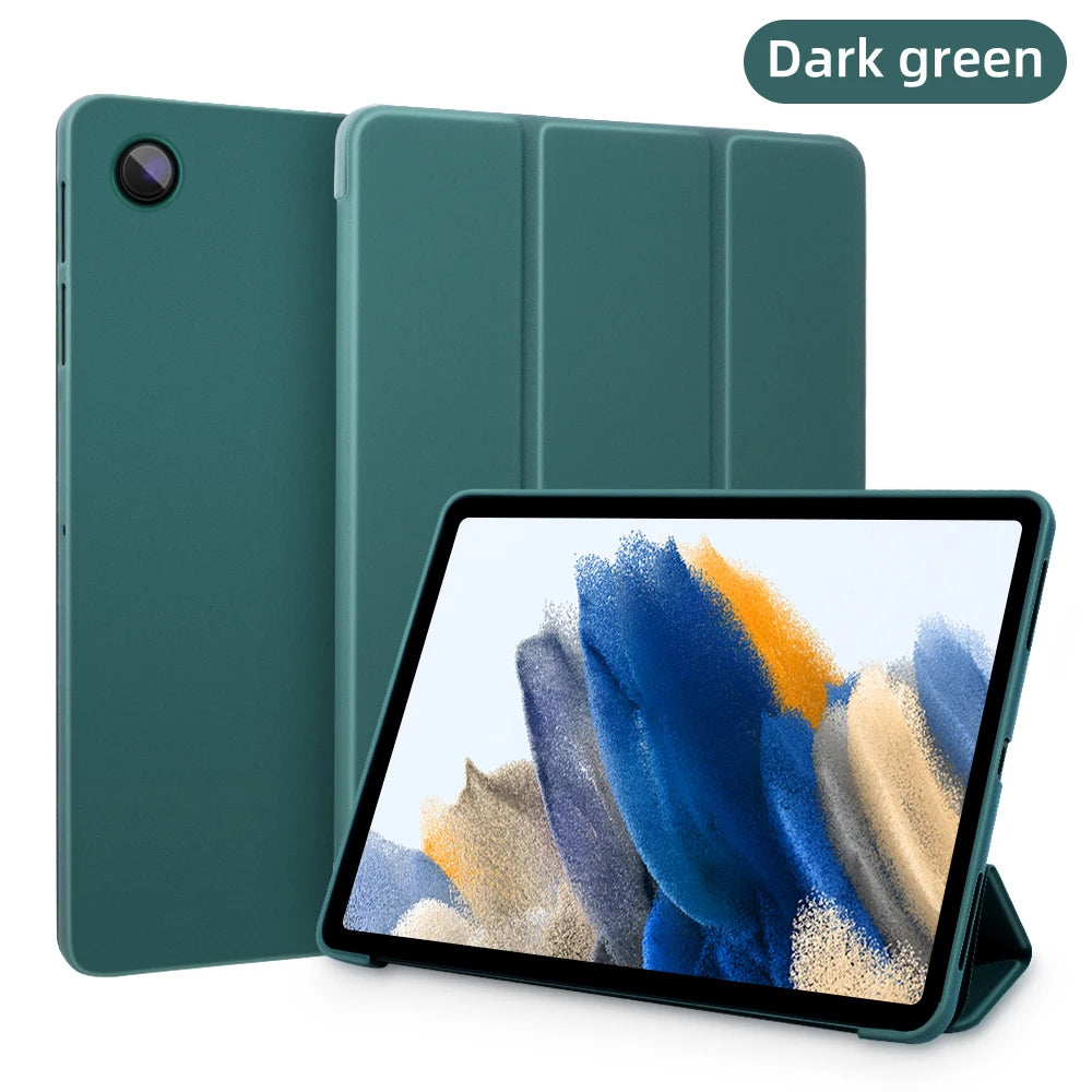 Case for Samsung Galaxy Tab A9+ A8 10.5 X205 X200 S6 Lite P610 P615 A7 T500 A7 lite T220 S7 S8 S9 PU Tablet Cover Smart Leather