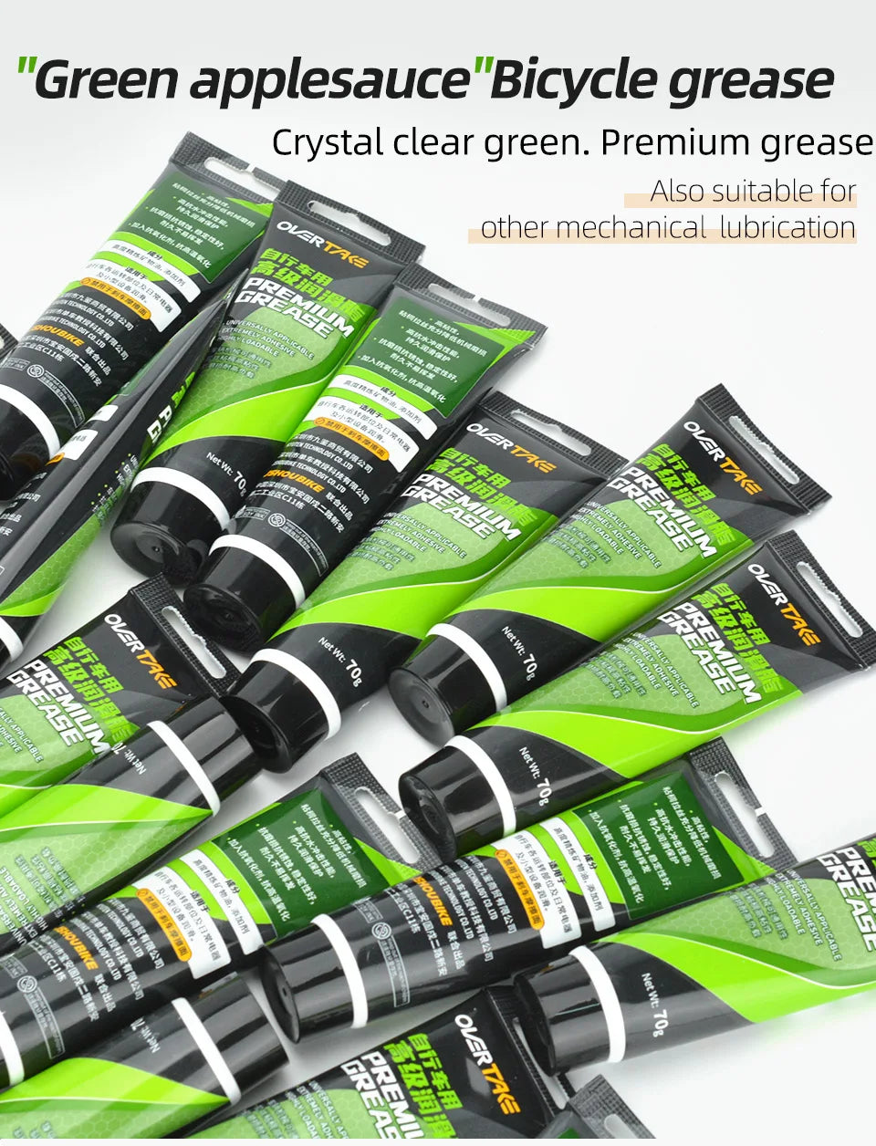 Bicycle grease Green applesause Bearing Grease Hub BB Lubricants Oil Lubricant Lube Lipid Elements for Shimano Sram