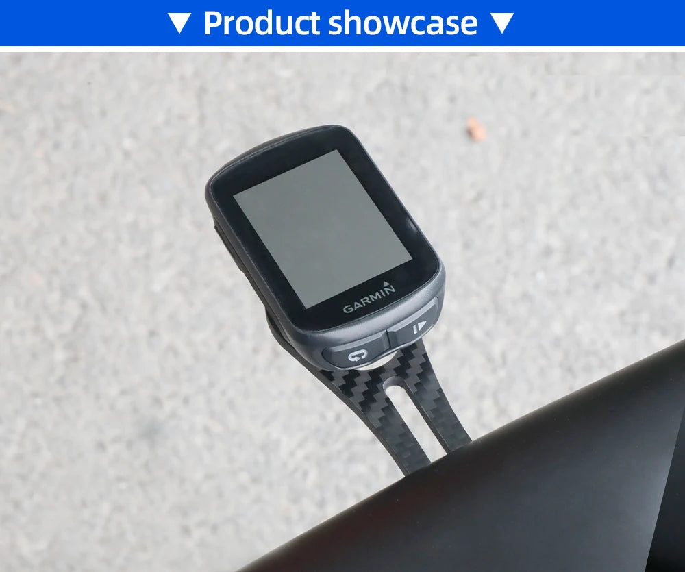 Bicycle Integrated Handlebar Computer Bracket for Garmin Bryton Wahoo Road Bike Speedometer Headlight Carbon Fiber Mount Stand
