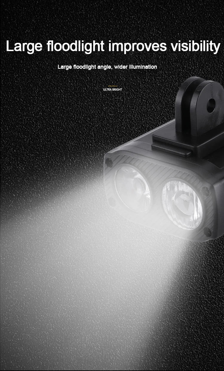 2024 NEW Night Cycling Safety Bicycle Light Bike USB Charge MTB Flashlight Bicycle Headlight for Cycling Bicycle Front Lamp