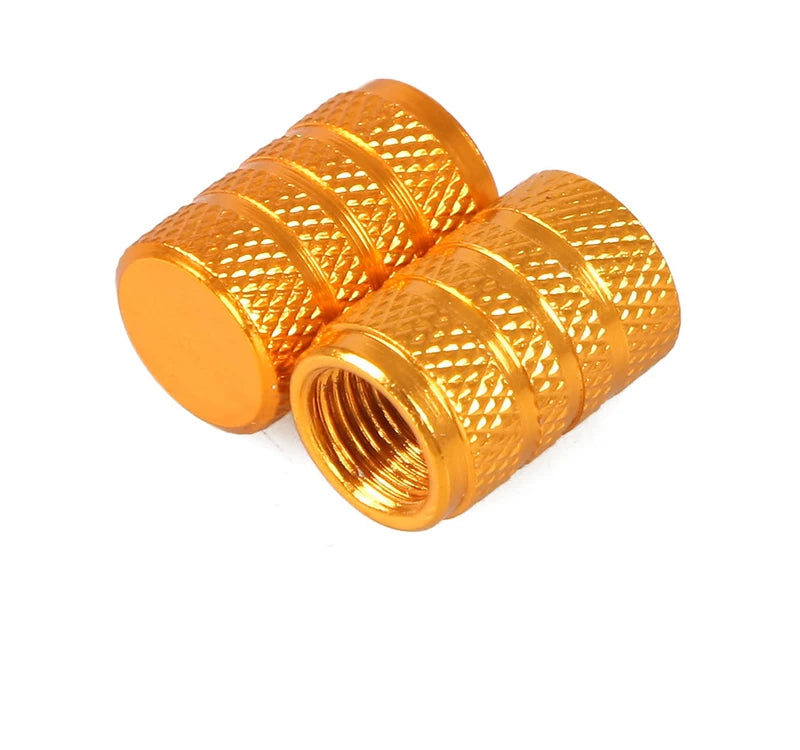 4pcs Universal Car Wheel Tire Valve Stem Caps Dust Covers Aluminum Tire Wheel Stem Air Valve Cap Car Accessories