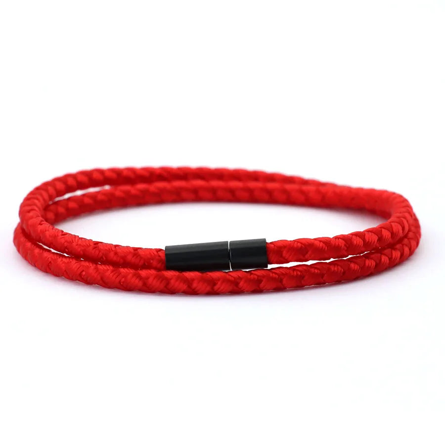 2025 New Simple Style Keel Rope Bracelet For Men Bilayer Wrap Braslet Bangle Homme Nautical Braclet Gifts For Him Pulseria Joias