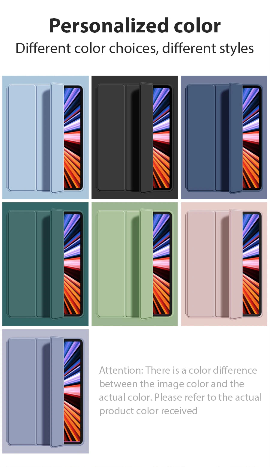 Ipad Pro 11 12.9 13 inch 2024 Case Air 5 4 3 9th 10th 10.9 Generation For iPad 7th 8th 10.2 Mini 6 Pro 9.7 Flip Smart Cover