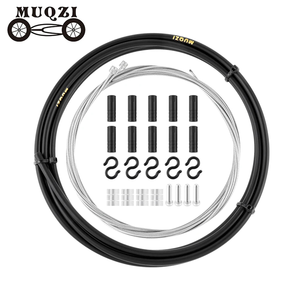 MUQZI MTB Road Bike Brake Cable Shift Line Set Universal Bicycle Shift Brake Cable Kit Transmission Tube Cables Wire