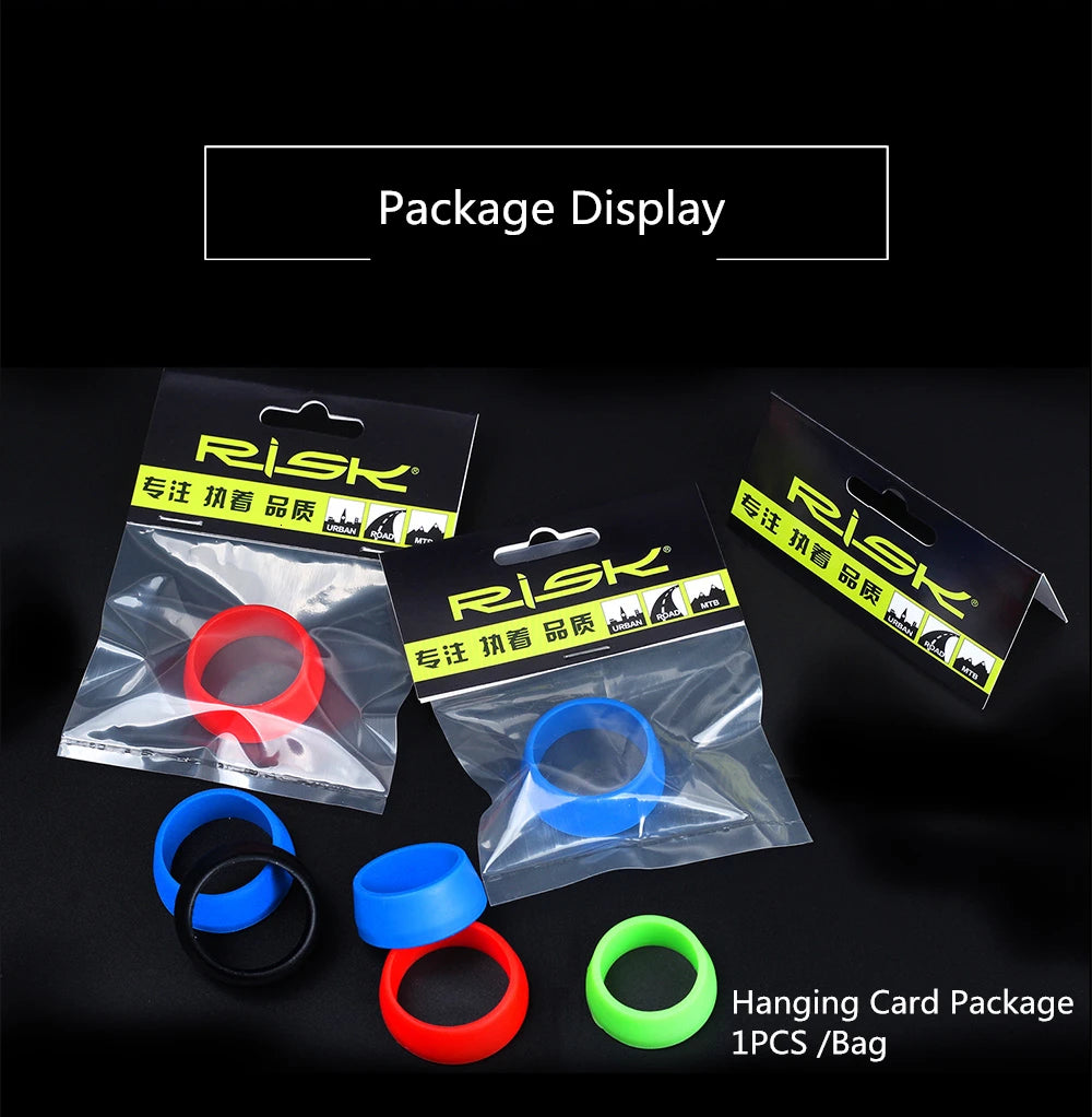 Risk 1Pc Cycling Silicone Waterproof Mountain Bike Seatpost Protective Bicycle Seat Post Rubber Ring Dust Cover