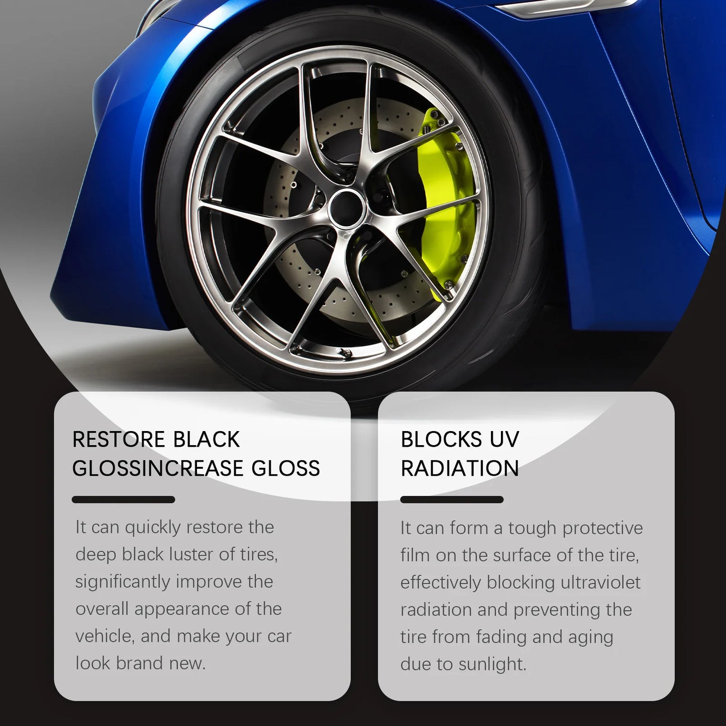 Car Tire Gloss Coating Hydrophobic Sealant Wax Agent Tyre Maintenance Cleaner Motorcycle Bike Tire Polishing Refurbishment Tools