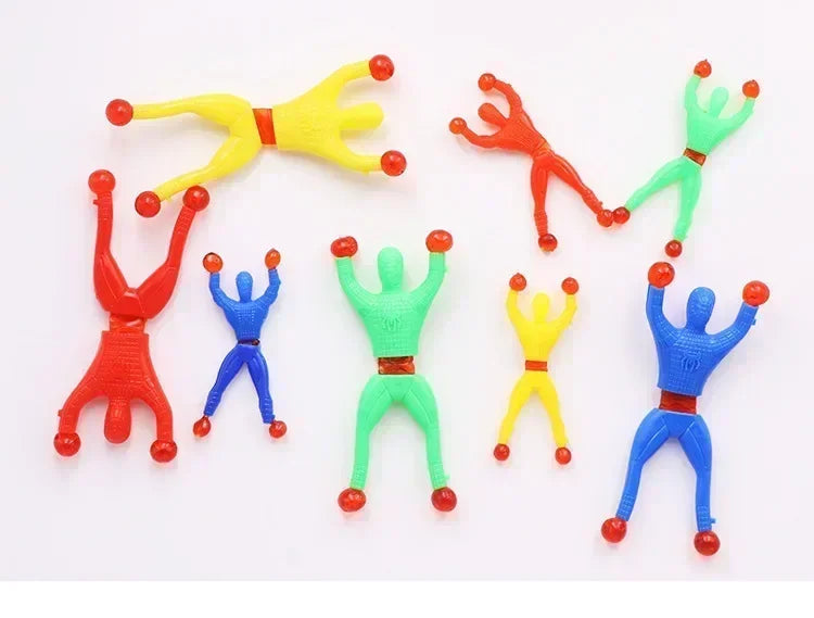 5-50 Pcs/set 9cm Sticky Toy Window Men With Sticky Hand 3 Toys Color And Years Over Plastic Suitable Feet For Children
